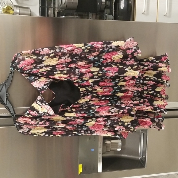 💕TALULAH💕 Midnight Fiesta Mini Dress ~ Floral Print Small S NWOT - Picture 8 of 12